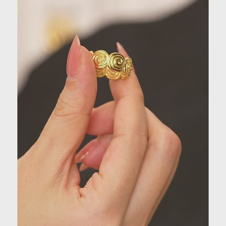 Ocean Style Conch Shell Ring