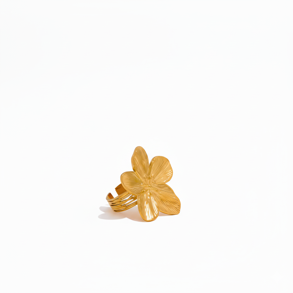 Gold Flower Ring
