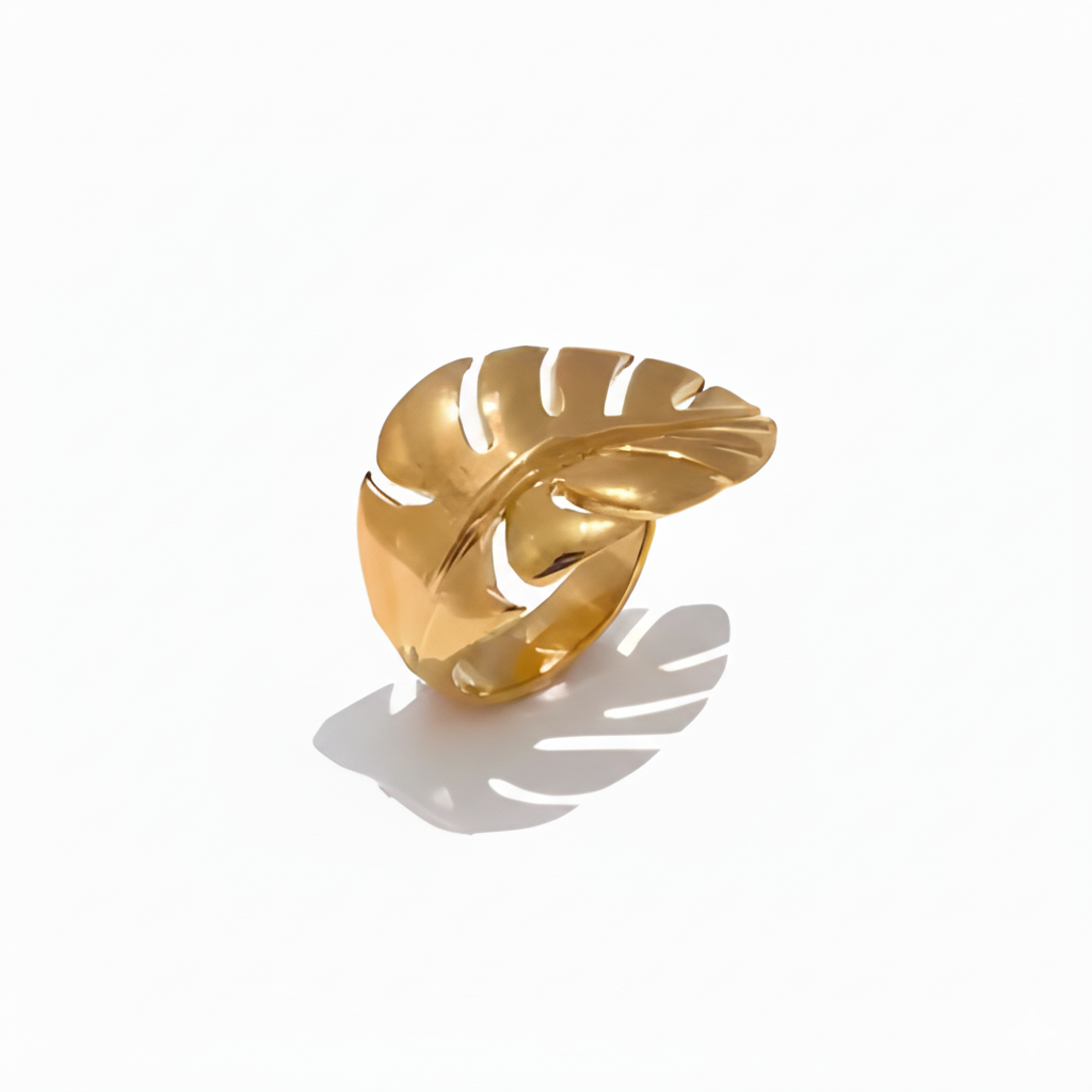 Leaf Open Ring
