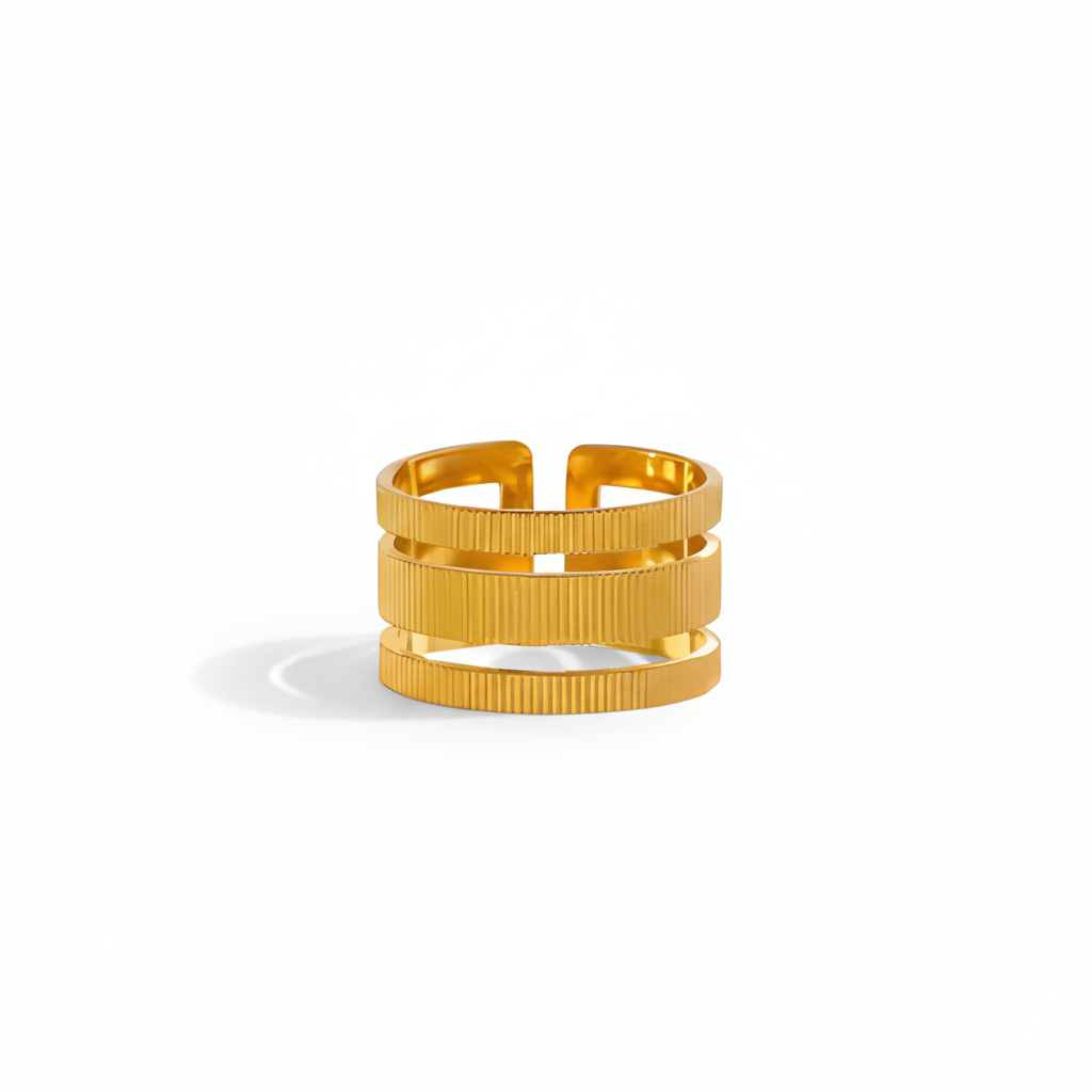 Geometric Minimal Gold Ring